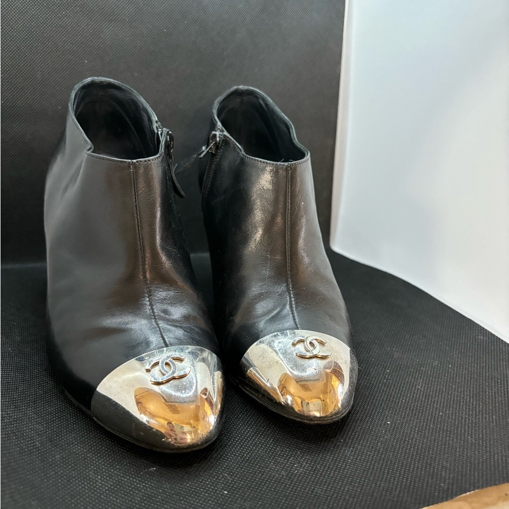 Women’s Chanel Slip On Healed Boots